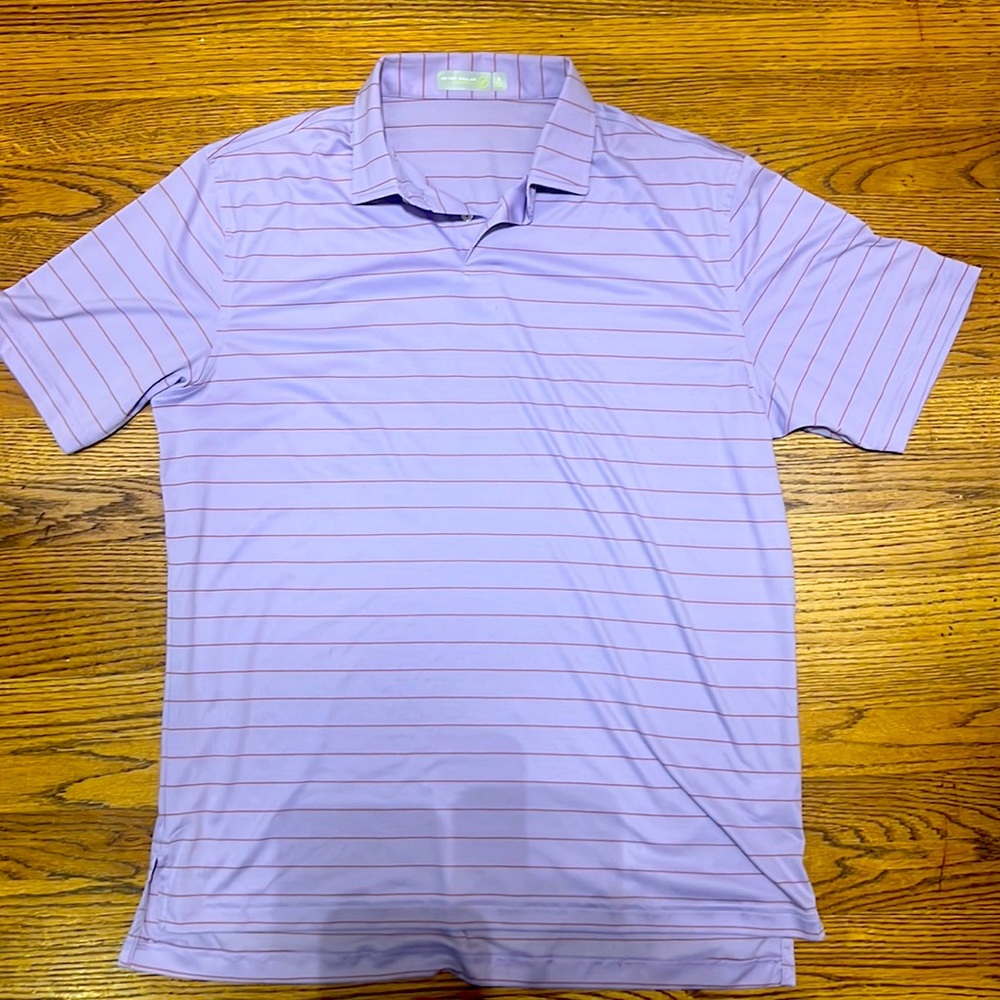Peter Millar Large Lavender Golf shirt